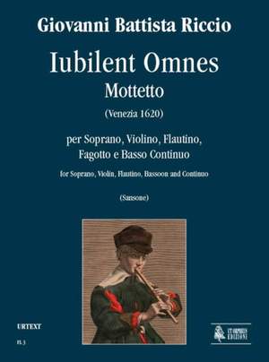 Riccio, G B: Iubilent Omnes. Motet