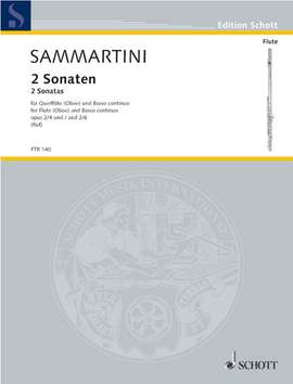 Sammartini, G B: 2 Sonaten op. 2/4 and 6