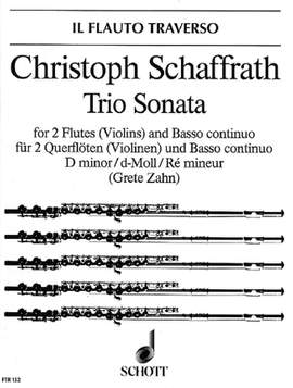 Schaffrath, C: Trio Sonata d-Moll D minor