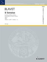 Blavet, M: Six Sonatas op. 2/1-3 Vol. 1