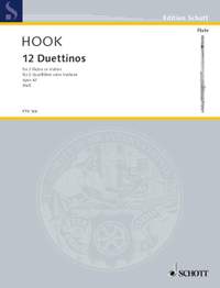 Hook, J: 12 Duettinos op. 42
