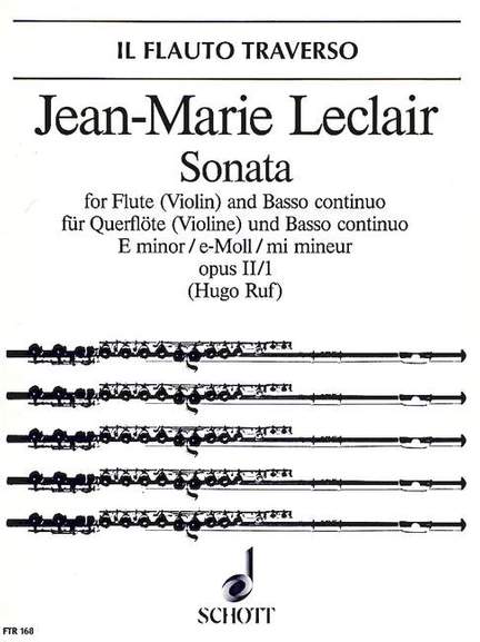 Leclair, J: Sonata E minor E minor op. 2/1