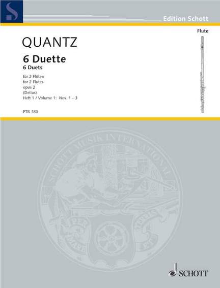 Quantz, J J: Six Duets op. 2 Issue 1