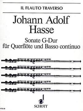 Hasse, J A: Sonate G-Dur G major