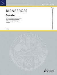 Kirnberger, J P: Sonate G-Dur G major