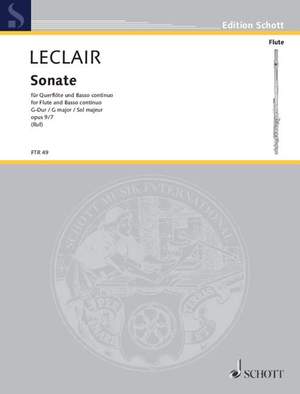 Leclair, J: Sonata in G major op. 9/7