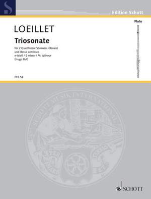 Loeillet, J B (: Triosonata op. 1