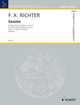 Richter, F X: Sonate G-Dur G major