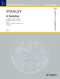 Stanley, J: 4 Sonatas Vol. 1