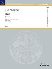 Cambini, G G: Duo E Minor op. 11/4