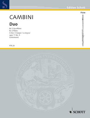 Cambini, G G: Duo A-Dur A major op. 11/5
