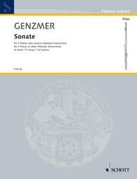 Genzmer, H: Sonata F# minor GeWV 266