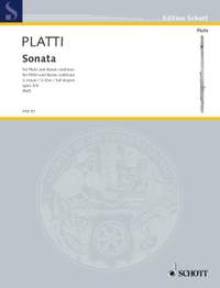 Platti, G B: Sonata G-Dur G major op. 3/6
