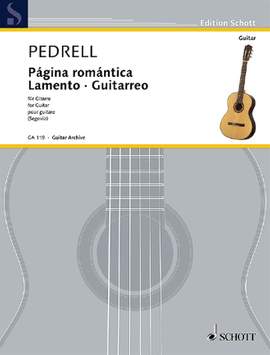 Pedrell, C: Página romántica - Lamento - Guitarreo