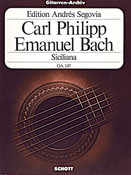 Bach, C P E: Siciliana D minor