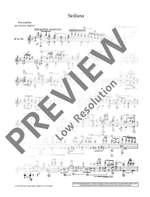 Bach, C P E: Siciliana D minor Product Image