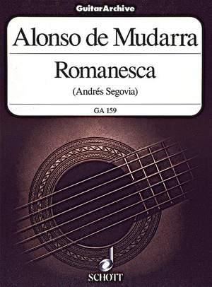 Mudarra, A d: Romanesca