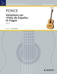 Ponce, M M: Variations sur "Folia de España" et Fugue