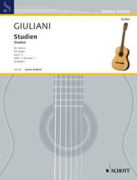 Giuliani, M: Studies for Guitar op. 1a