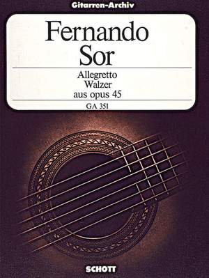 Sor, F: Allegretto and Waltz aus op. 45
