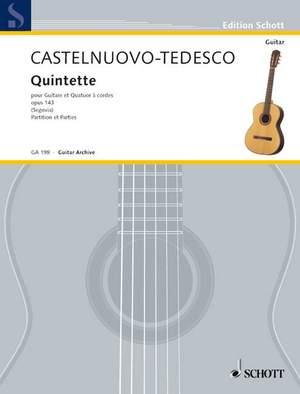 Castelnuovo-Tedesco, M: Quintet F major op. 143