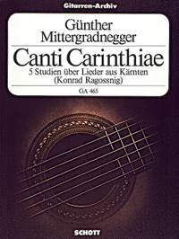 Mittergradnegger, G: Canti Carinthiae