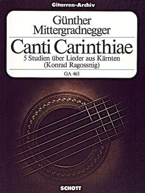 Mittergradnegger, G: Canti Carinthiae