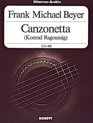 Beyer, F M: Canzonetta