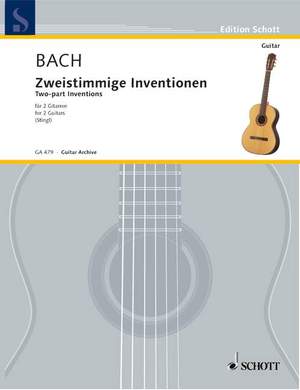 Bach, J S: Two-part Inventions BWV 772-786