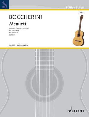 Boccherini, L: Menuett A-Dur A major op. 11/5