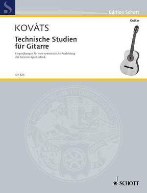 Kováts, B: Technische Studien für Gitarre