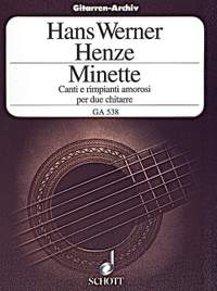 Henze, H W: Minette