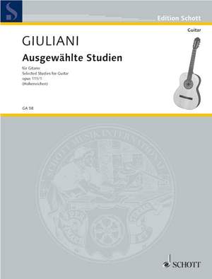 Giuliani, M: Selected Studies op. 111/1