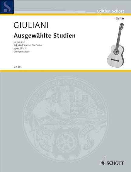 Giuliani, M: Selected Studies op. 111/1 Issue 1