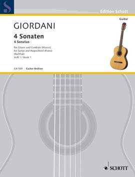 Giordani, T: Four Sonatas Vol. 1