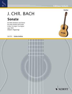 Bach, J C: Sonata A major op. 16/4