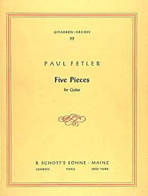 Felter, P: Five Pieces