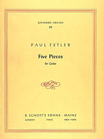 Felter, P: Five Pieces