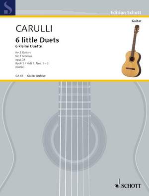 Carulli, F: 6 little Duets op. 34