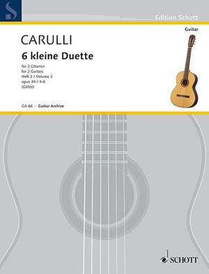 Carulli, F: 6 little Duets op. 34