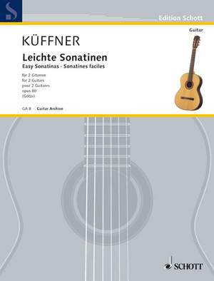 Kueffner, J: Leichte Sonatinen op. 80