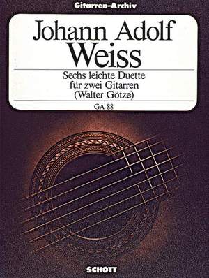 Weiß, J A: Sechs leichte Duette
