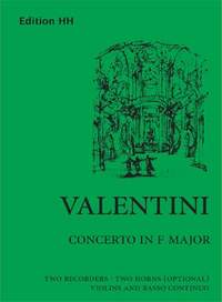 Valentini, G: Concerto in F major F major