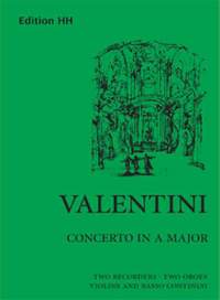 Valentini, G: Concerto in A major