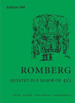 Romberg, A: Flute quintet in F major F major op. 41/3