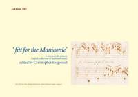 fitt for the Manicorde