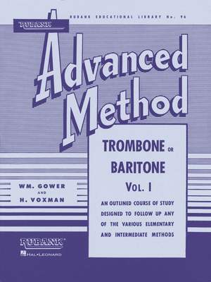 Advanced Method 1 Trombone/bar