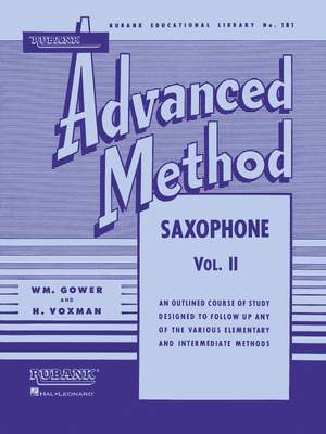 Advanced Method Saxophone 2 Vol. 2