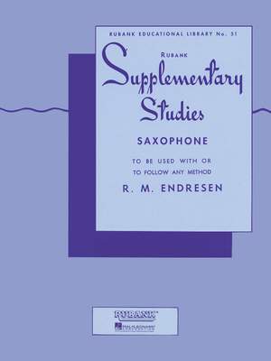 Endresen Rm: Supplementary Studies Saxophon