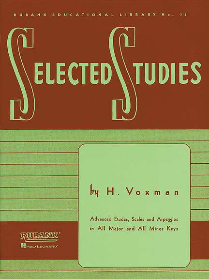 Voxman H: Selected Studies Clarinet